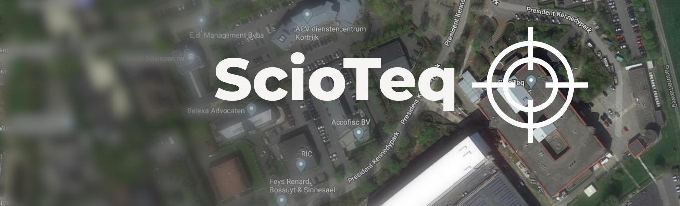 een satellietfoto van het Vlaamse wapenbedrijf ScioTeq